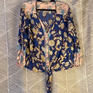 Democracy xl mixed floral blouse